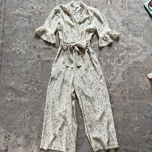 Rebecca Taylor VIVIANNA VINE SILK JUMPSUIT 0